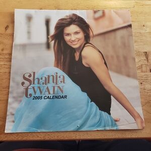 Shania Twain 2005 Calendar No Writing, Not Sealed Vintage Collectable Country